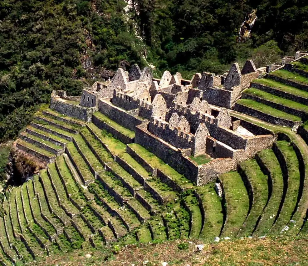 winay wayna view from 1d inca trail